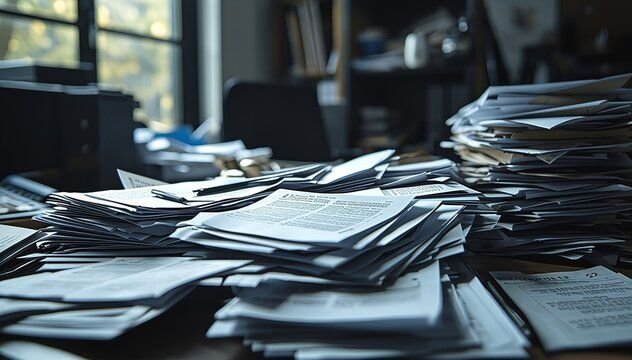 Messy files and paper records